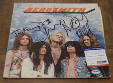 Aerosmith x5 STEVEN TYLER Complete Band Signed Dream On Record Epperson COA picture