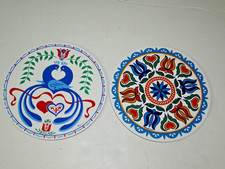 2 VINTAGE PENNSYLVANIA DUTCH HEX SIGNS CONESTOGA CRAFTS AND IVAN HOYT 1983 1996 picture