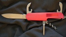 Rite-Edge Red Swiss Scout Camping Pocket Knife Multi Tool-Same Day Shipping picture