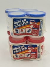 NEW Vintage 1987 Miller Lifoam Kooler Koaster LITE & BUD Beer Can Coasters NIP picture