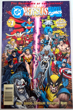DC VERSUS MARVEL COMICS #1-4 (1996) FULL COMPLETE SERIES RARE NEWSSTAND #1 picture