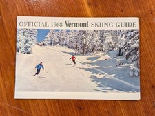 Vtg 1968 Vermont Ski Area Guide Jay Stowe Mad River Glen Suicide 6 Lost Areas picture