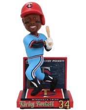 Kirby Puckett (Minnesota Twins) Career Stats MLB Bobblehead picture