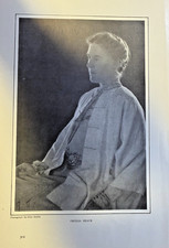 1908 Vintage Magazine Illustration Actress Cecelia Beaux picture