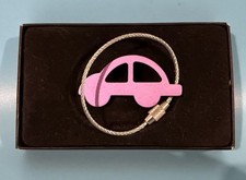 Troika Keyring Purple Aluminum Keychain Auto Schlüsselanhänger Gift Boxed Taiwan picture