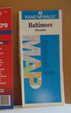 1981 Rand McNally Street Map of Baltimore, Maryland picture