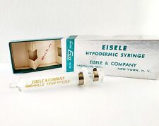 Vintage Eisele Hypodermic Glass Syringe 2CC #4785 from 1951 in original package picture