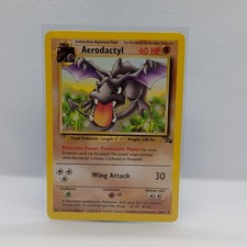 Aerodactyl WOTC Holo 16/62 Fossil Set Rare Pokemon Card Original Vintage 1999 LP picture