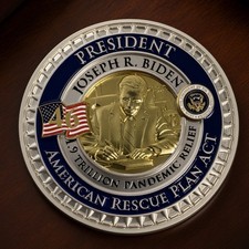 President Joe Biden American Rescue Plan Act Politics Commemorative Coin picture