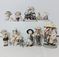 Lot of 10 Kim Anderson BOY & GIRL Figurines 1995-1999 Enesco NBM Bahner Studios picture