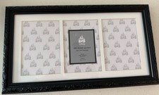 Disney Parks Mickey Mouse Art Frame & Mat Whimsical Black Fits 3, 5x7 Postcards picture