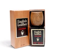 Vintage MEM Co English Leather 4 oz Cologne Rare  picture