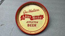 Vintage 1940's? Beer Tray, Adler Brau Beer/Geo Walters Brewing Co Appleton WI. picture