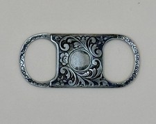 Edwardian Sterling Silver Cigar Cigarette Cutter R.S. Co. Antique Pat. Dec 1902 picture