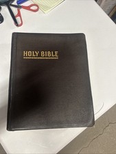 NASB Holy Bible New Standard Reference Bible Blue ribbon Hertel 1995 Bonded 1543 picture