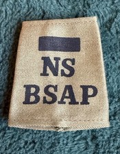 This is a cloth shoulder insignia from the British South Africa Police picture