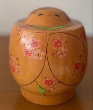 Umeyoshi Yamagishi Kokeshi doll 11cm/370g 4.5inch 山岸梅好 signed Japan handmade picture