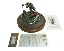 Chilmark 1996 Fine Pewter Mickey Foursome Follies Figurine NO.79 LE ONLY 500 picture