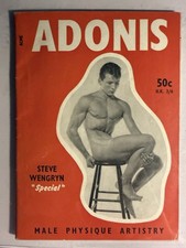 ADONIS #13 JUNE 1961 -U.K. PHYSIQUE PHOTOGRAPHY & ART MAGAZINE GAY INTEREST NICE picture