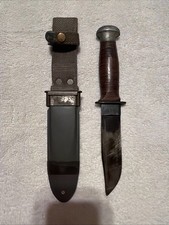 Stunning US Navy WW2 Robeson No.20 MK1 USN Fighting Knife & WWII Mk1 Nord Sheath picture