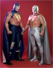BLUE  DEMON  -  EL  SANTO  -  8  X  10   GLOSSY  PHOTO  REPRINT picture