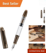 Elegant P30 Piston Fountain Pen with Large Ink Capacity - Comfort Grip Design picture