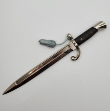 German Miniature Dress Knife Letter Opener w/ Portepee 8 1/8