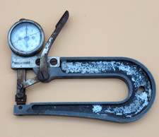 Vintage Unbranded Thickness Gauge Caliper Made In France picture