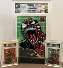 Wegs Limited Edition XL Subject 001 (Venom) Plaid Variants and Gold Variant picture