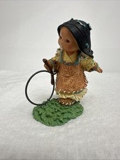 Figurine Friends of the Feather Hoop & Sticks Make Six Enesco Karen Hahn 1997 picture