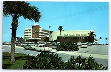 1960s FT. LAUDERDALE FLORIDA GALT OCEAN MILE HOTEL OLD CARS CHROME POSTCARD P700 picture
