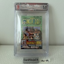 BGS 5.0 One Piece Vol.19 1st Print Japanese Manga Jacket 8.5 w/ Obi 0922-87 picture