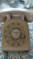 Vintage Western Electric Beige Rotary Dial Desk Telephone tested working picture
