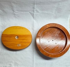 Vintage Signed Geo W Hardwood Nantucket Basket Molds Lot - 7.5