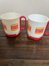 Vintage BK Burger King coffee cup Whirley Plastic Travel Cup Base No Lid picture