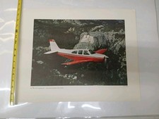 Beechcraft Bonanza E33 Vintage Photo Poster by Chet Mazza 20x18 picture