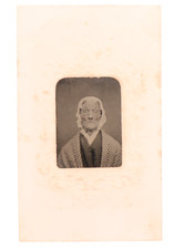 Victorian Era Tintype Portrait Carte de Visite of an Elderly Lady  #087 picture
