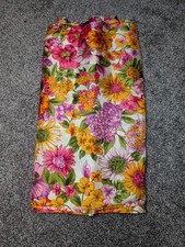 Vintage THC Hawaiian Textiles Fabric #9347 Floral Fabric Flower 6.5 Yards Floral picture