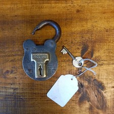 Vintage Squire Old English 440 Padlock 4 Lever with Key ... picture