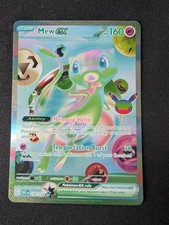 Pokemon 30th anniversary Mew ex 158/128 Futuristic Art rare Holo English picture