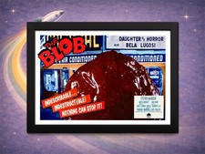 Framed The Blob (1958) Theater Scene — Lobby Card Style Print picture