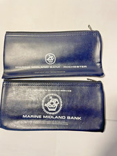 2  VTG Zippered Bank Deposit Money Cash Bags 11