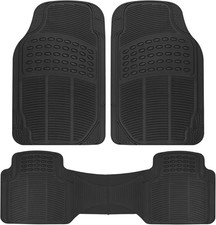 BDK ProLiner Car Floor Mats for Cars Trucks SUV, 3-Piece All-Weather Heavy Duty picture
