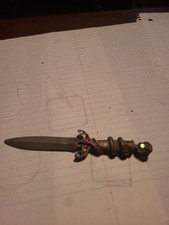 Vintage Snake Letter Opener Very Rare Total Lenght 5.25 Inches picture