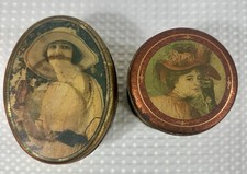 Vintage Coca-Cola Round & Oval Tin Set 4