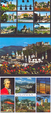 Lot of 3 Salzburg Austria Unused New Contemporary Postcards Mozart Multi Views picture