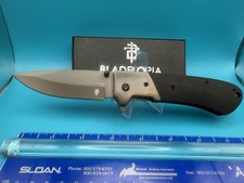 TK TacKnives Bladetopia Folding Knife G10 Handle 440C Steel Gray Blade Assisted picture