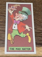 VINTAGE 1957 BARRATT & CO. LTD #1 THE MAD HATTER WALT DISNEY CHARACTERS RARE picture