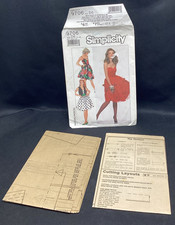 Vtg Sewing Pattern, Simplicty 9706, Dress, 4-12, Uncut - ships free picture