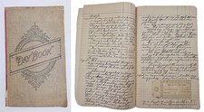 1926 antique DIARY SCRAPBOOK west monroe ny IDA SILL teacher MEXICO ACADEMY picture